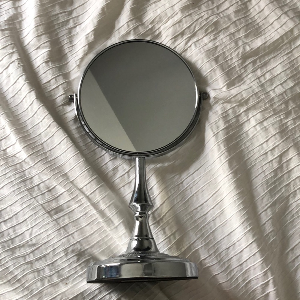 Silver Desk Mirror